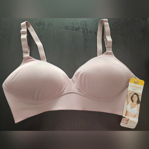 Women's Warners Simply Perfect Mauve Bra - Picture 5 of 5